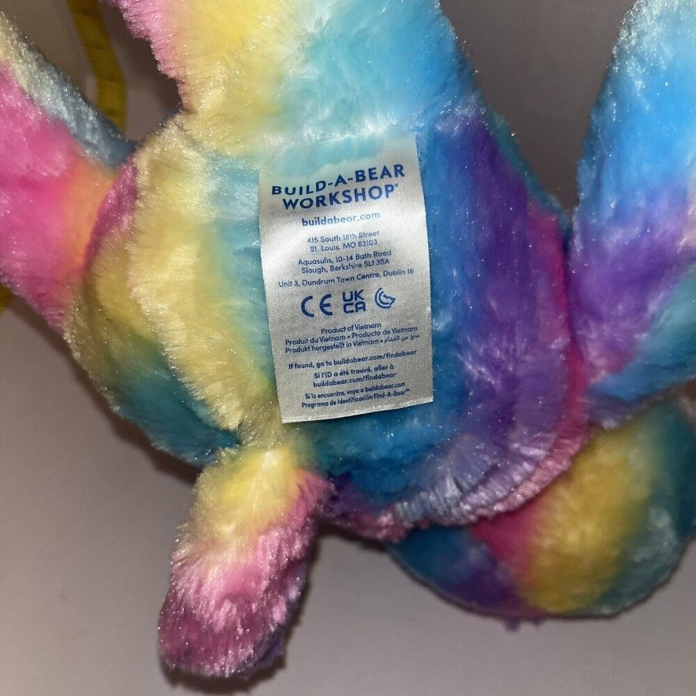 17" Build A Bear Great Wolf Lodge EXCLUSIVE RAINBOW Plush Limited Edition BAB - Picture 6 of 10